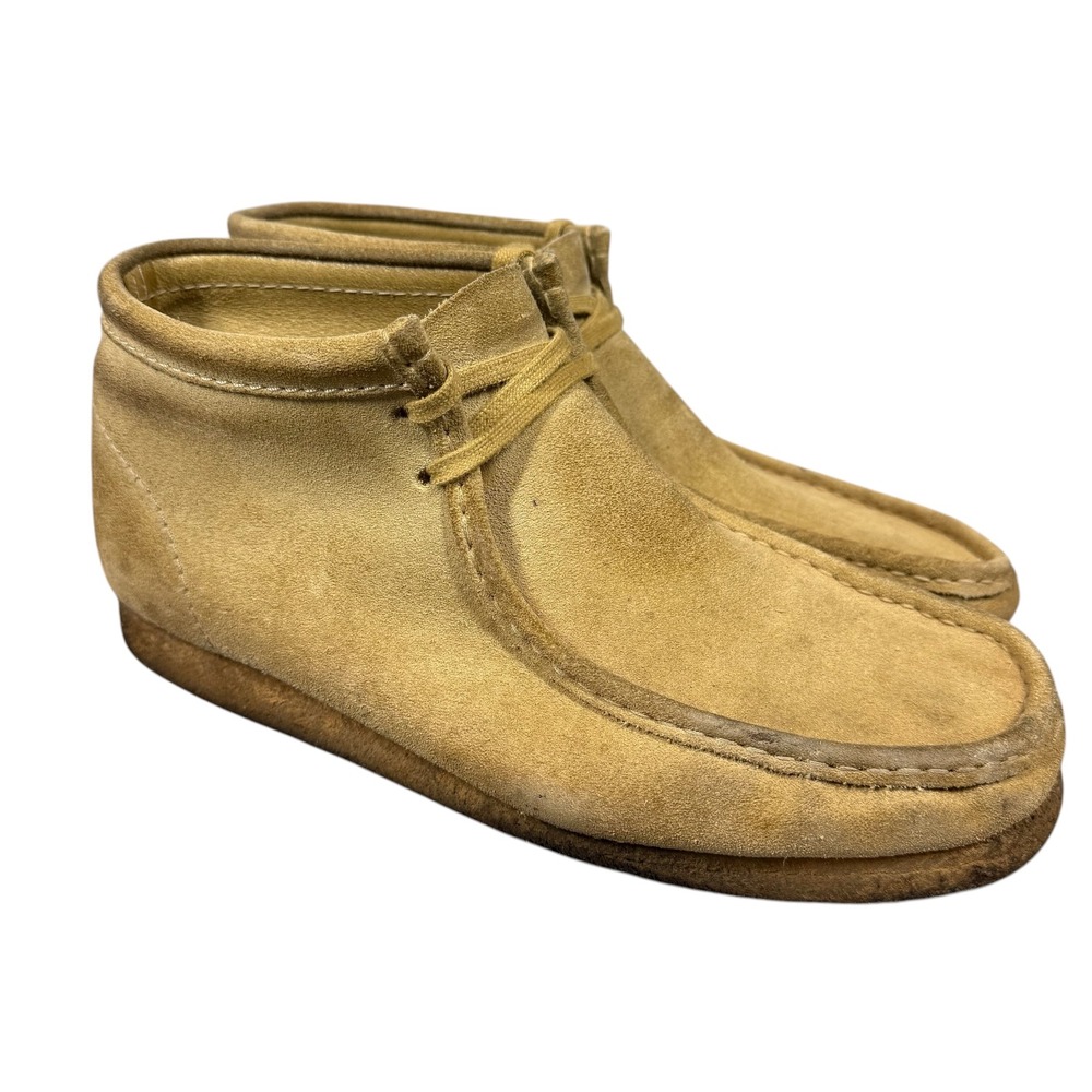 Clarks Originals Wallabee Shoes Men 13 Maple Suede Moc Toe Crepe Sole Chukka